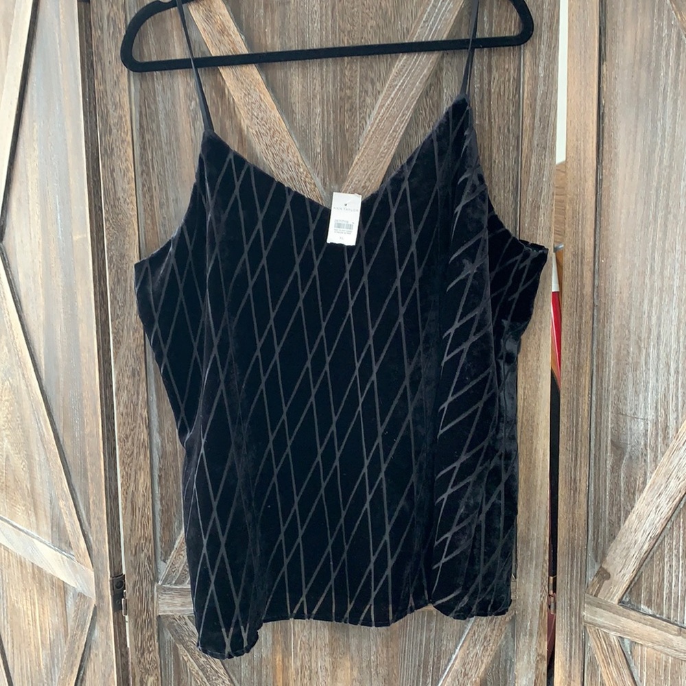 NWT Ann Taylor Velvet Tank Size XL